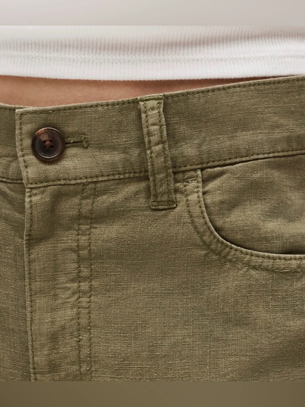 NWT J CREW Five Pocket Pant in Stretch Linen Blend 32” inseam 32 Tall 14 Tall